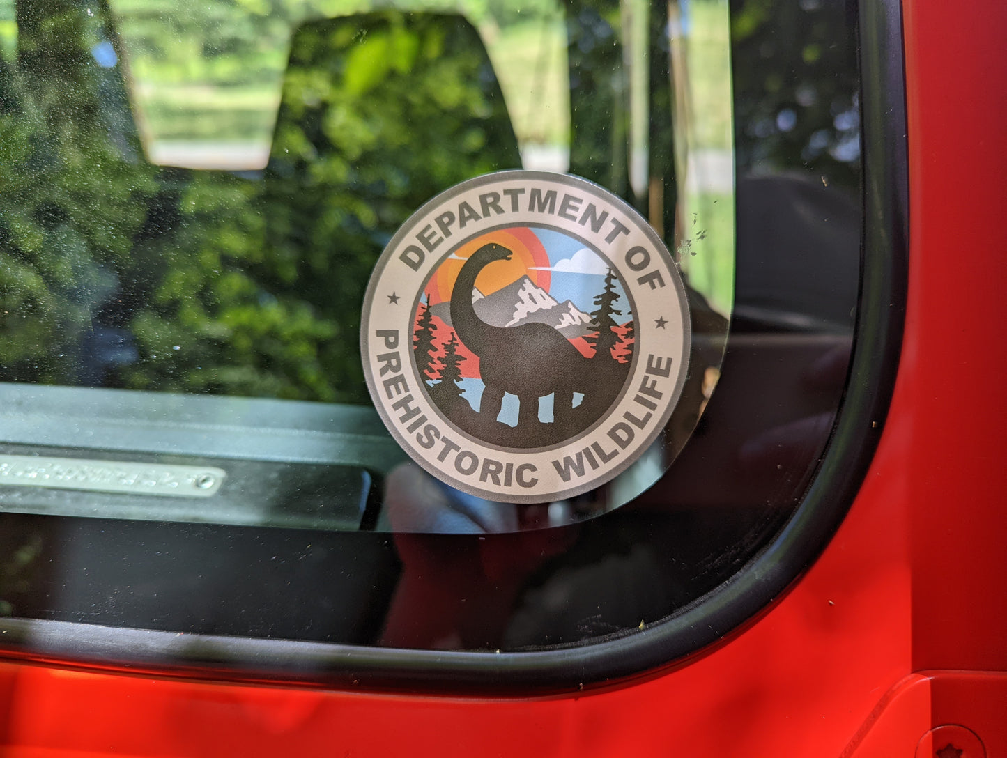 Department of Prehistoric Wildlife Sticker
