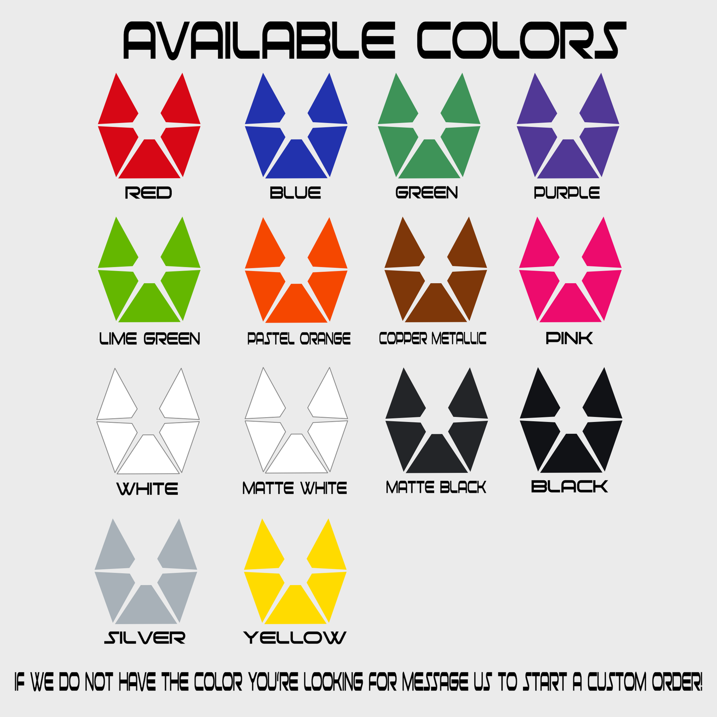 YJ Stock Decals