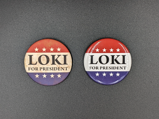 Loki for President Button