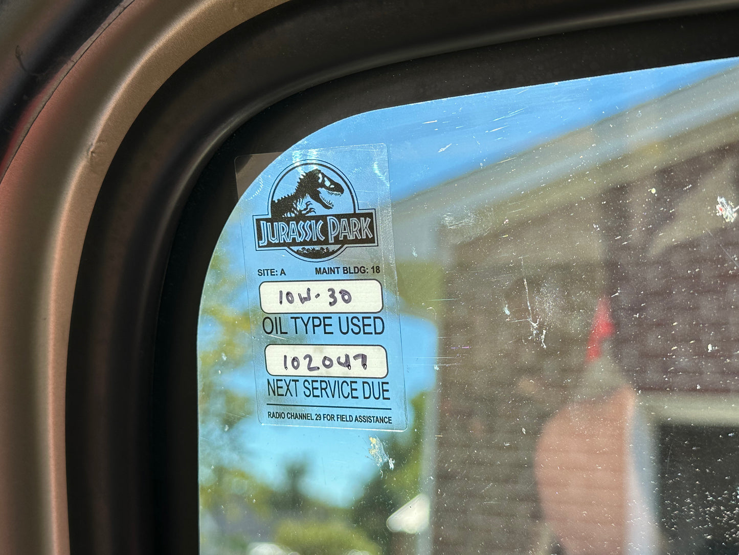 JP Oil Change Clings